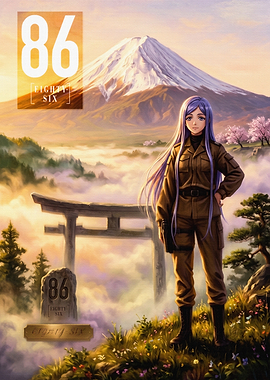 86 Eighty-Six Anime Character Art