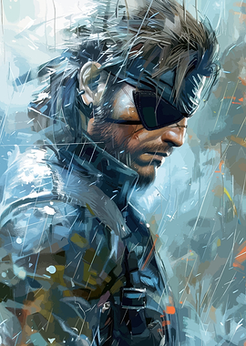 Solid Snake Metal Gear Solid Portrait