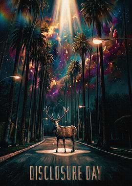 Disclosure Day Surreal Deer Street Scene