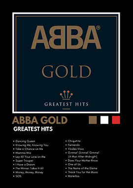ABBA Gold Greatest Hits Poster