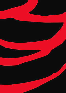 Abstract Red and Black Stripes