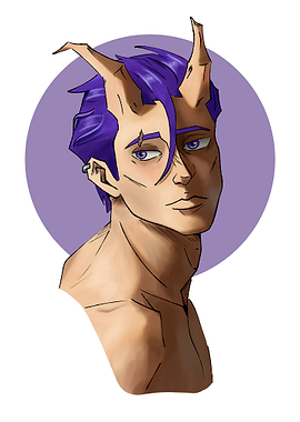 Asmodee Demon anime portrait