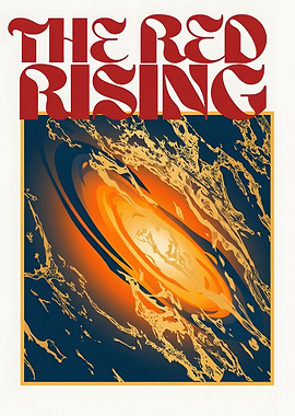 Red Rising Space Poster
