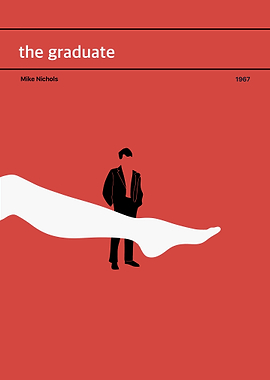 The Graduate Minimalist Movie Poster
