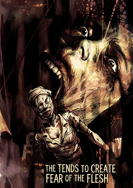 Silent Hill Nurse Horror Art
