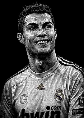 Cristiano Ronaldo Real Madrid Portrait