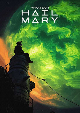 Project Hail Mary Space Poster