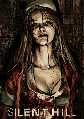 Silent Hill Lisa Garland Horror Illustration