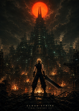 Cloud Strife with Buster Sword