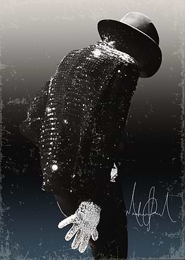 Michael Jackson Iconic Sequin Jacket Portrait