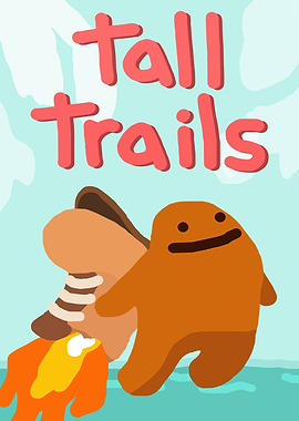 Tall Trails Cartoon Poster
