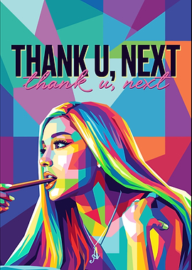 Ariana Grande Pop Art Poster