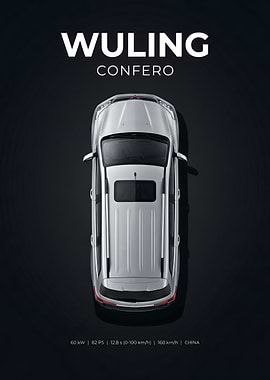 Wuling Confero Top View Poster