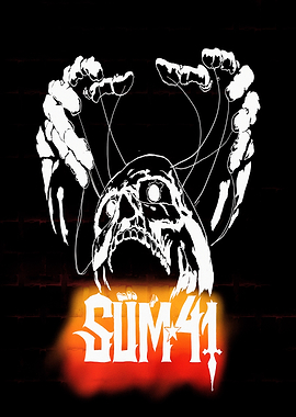 Sum 41 Skull Logo Graphic