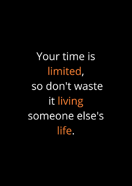 Inspirational Quote Text Art