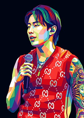 Jay Park Pop Art Portrait