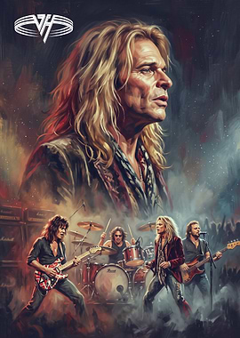 Van Halen Band Tribute Poster