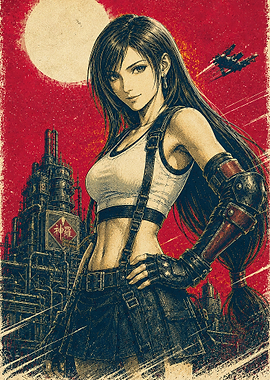 Tifa Lockhart Final Fantasy VII Poster