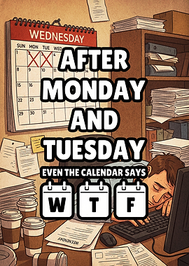 Funny Office Work Calendar Meme