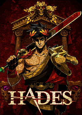 Hades Game Stained Glass Poster