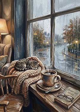 Cozy Rainy Day Reading Nook