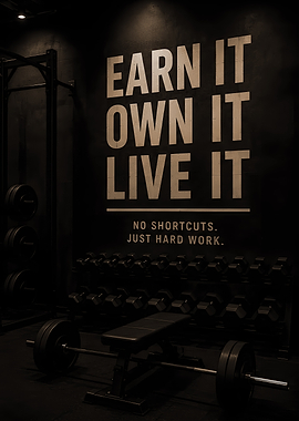 Motivational Gym Wall Art