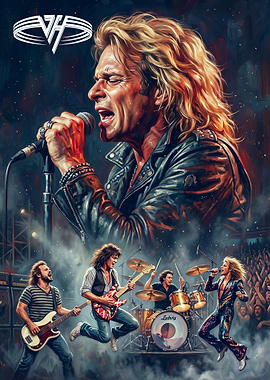 Van Halen Band Concert Tribute Art