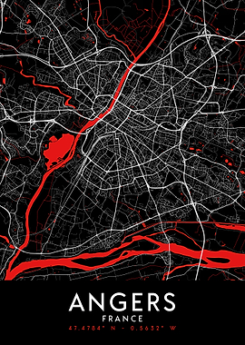 Angers Dark Map