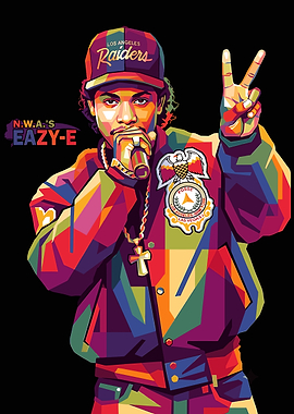 Eazy-E Pop Art Portrait