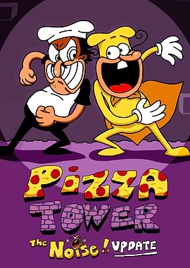 Pizza Tower The Noise Update Poster