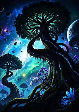 Ancient Cosmic Forest