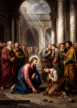 Jesus and the Woman Taken in Adultery