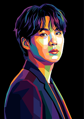 Suga Of BTS Pop Art