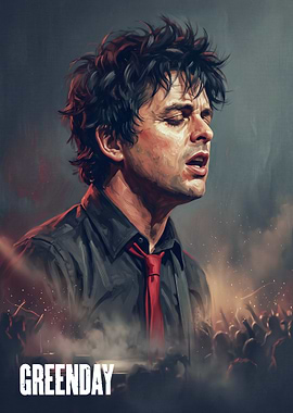 Billie Joe Armstrong Green Day Portrait