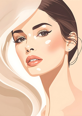 Elegant Portrait of a Beautiful Woman