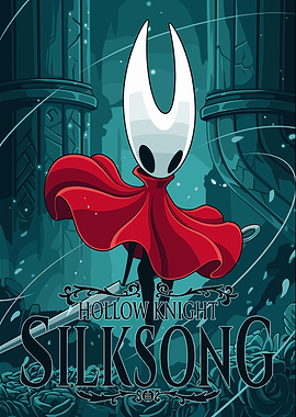 Hollow Knight Silksong Hornet Poster