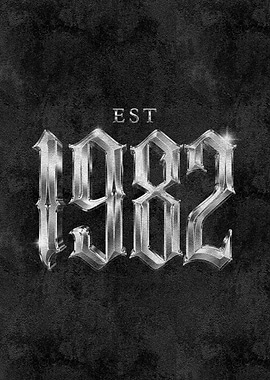 EST. 1982 Poster – Vintage Birth Year Design