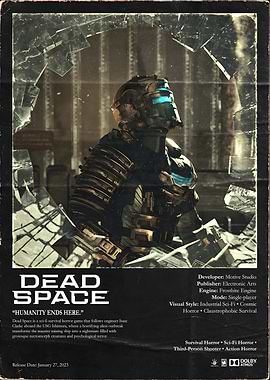 Dead Space Game Poster