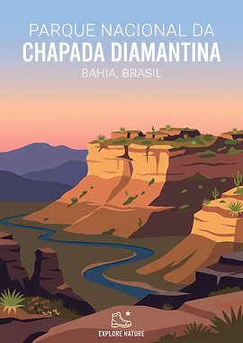 Chapada Diamantina National Park Travel Poster
