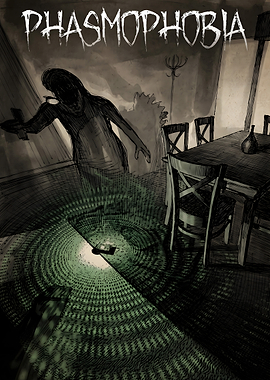 Phasmophobia Horror Game Fan Art
