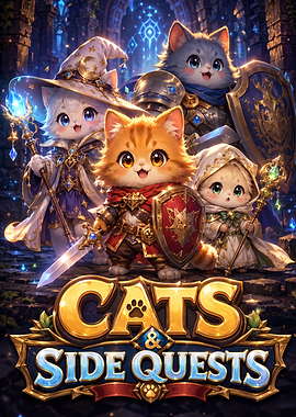 Cats and Side Quests Fantasy Game