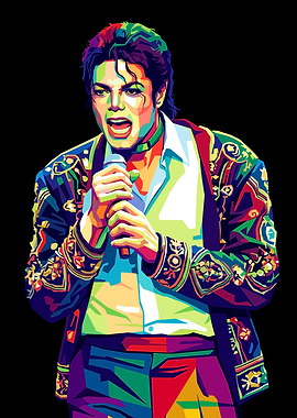 Michael Jackson Pop Art Portrait