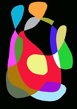 Colorful Abstract Organic Shapes
