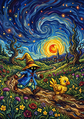 Black Mage Starry Night Adventure
