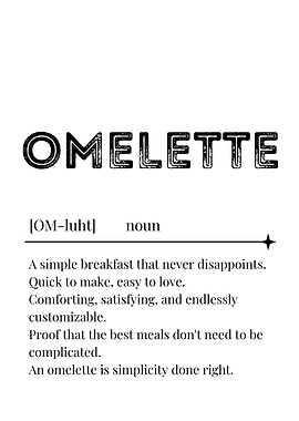 Omelette Definition