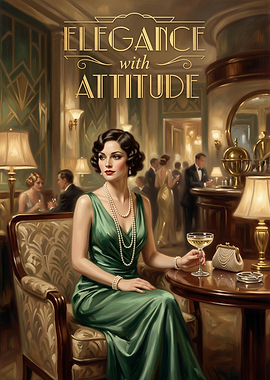 Art Deco Elegance with Attitude