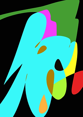 Vibrant Abstract Geometric Shapes
