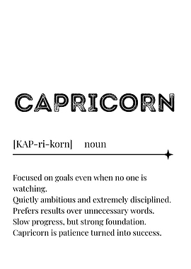 Capricorn Zodiac Definition