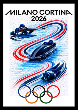 Milano Cortina 2026 Winter Olympics Poster