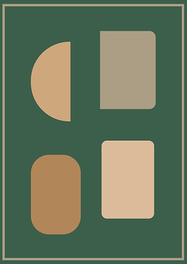 Minimalist Abstract Geometric Wall Art